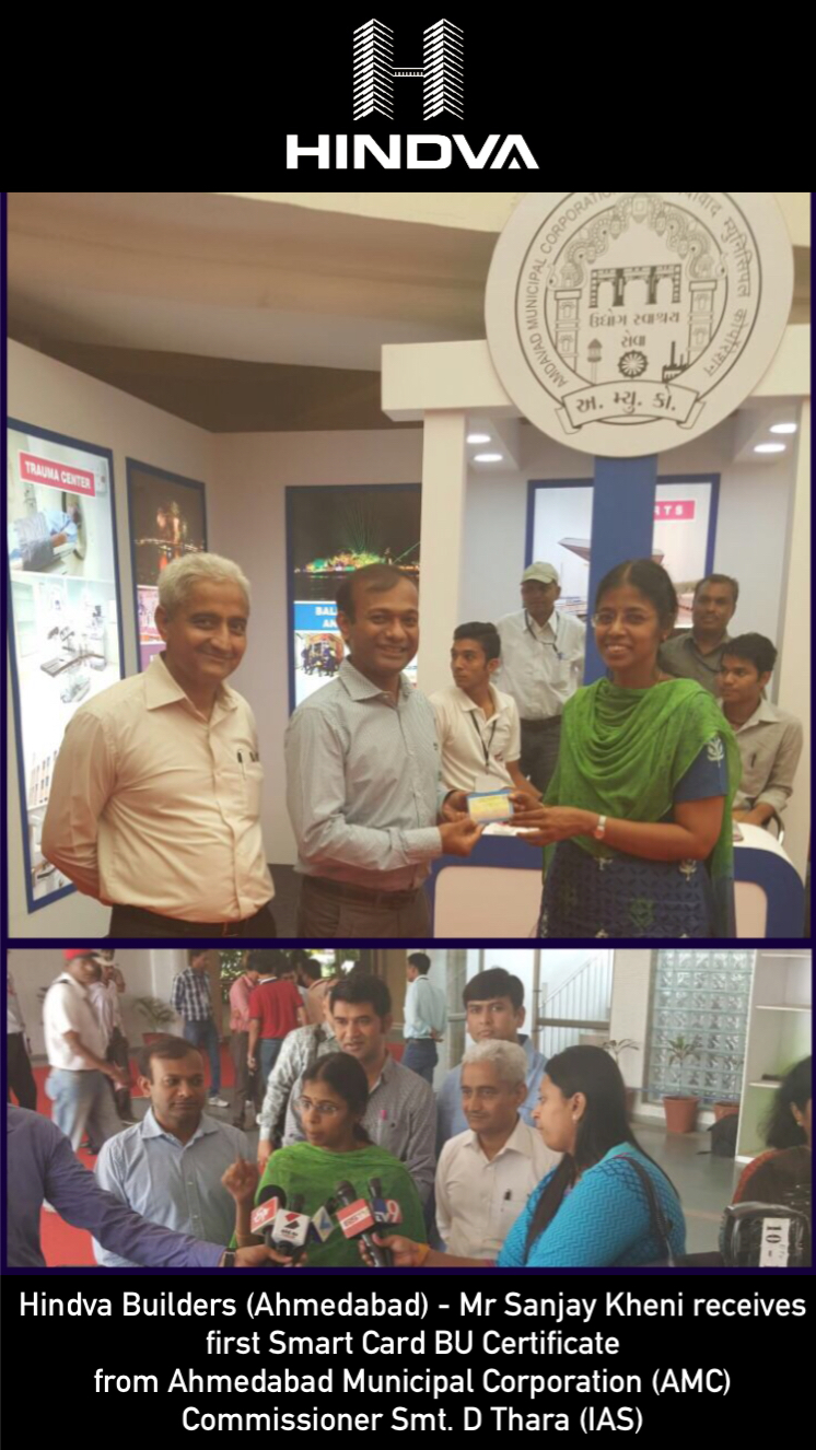 Hindva Received First SMART BUC in Ahmedabad by AMC